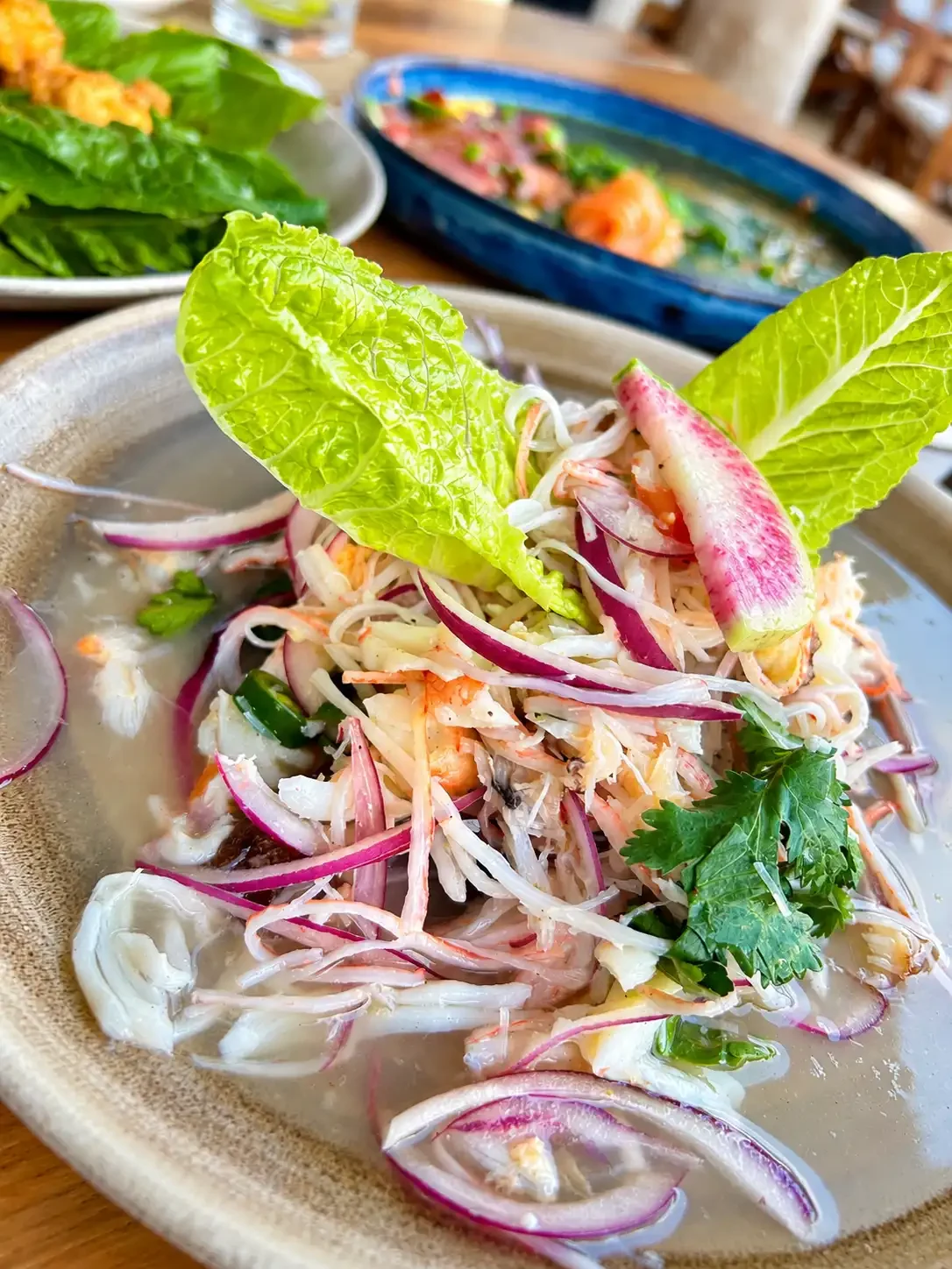 Fresh local cuisine in Puerto Morelos